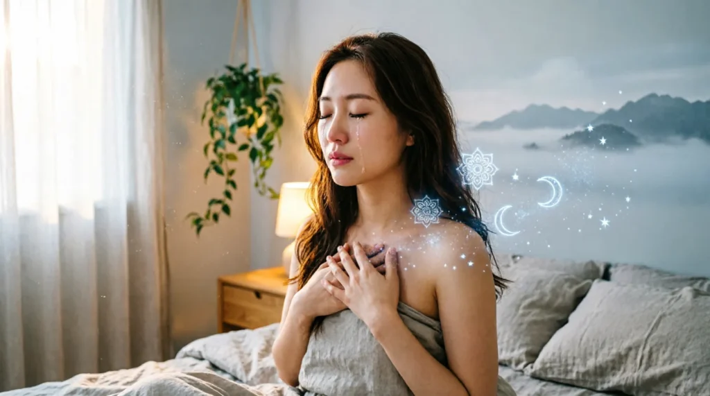 waking up crying from a dream spiritual meaning