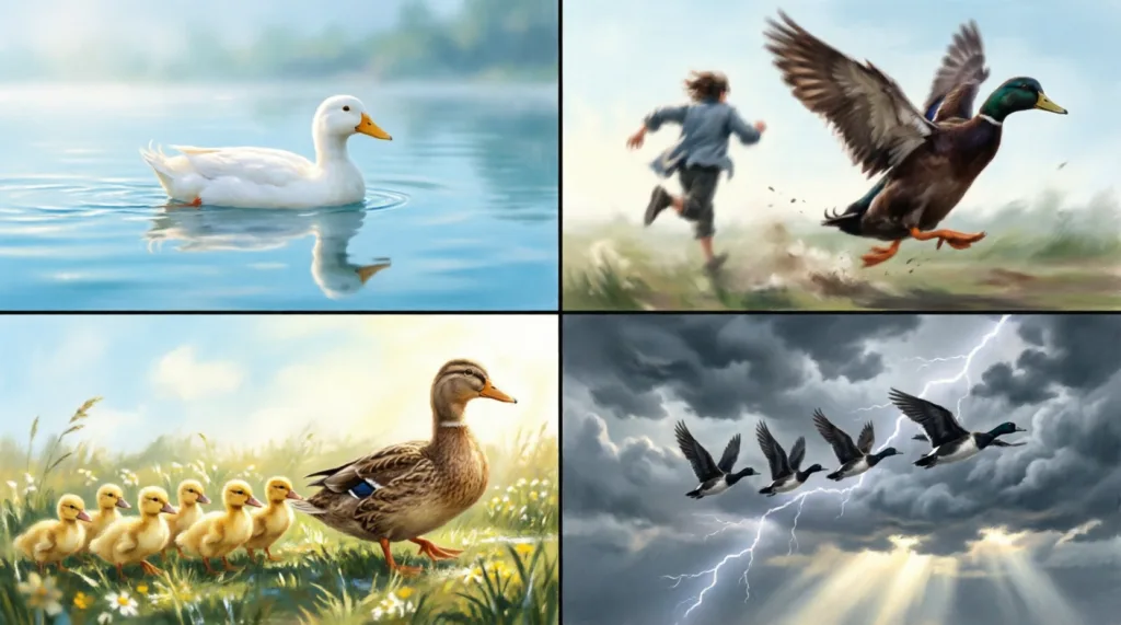 dreaming about ducks