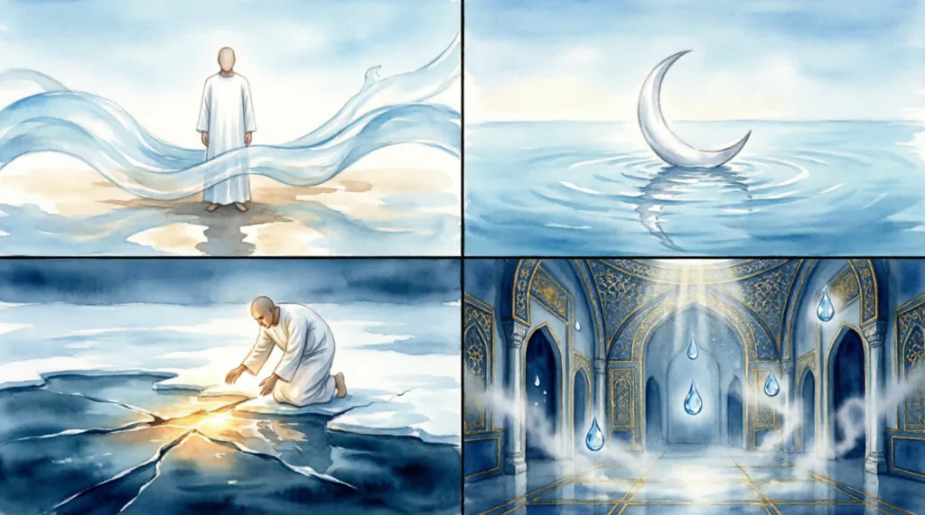 spiritual meaning of urinating in a dream in islam
