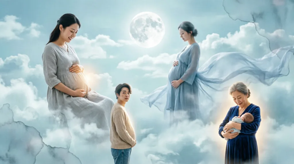seeing someone pregnant in a dream biblical meaning