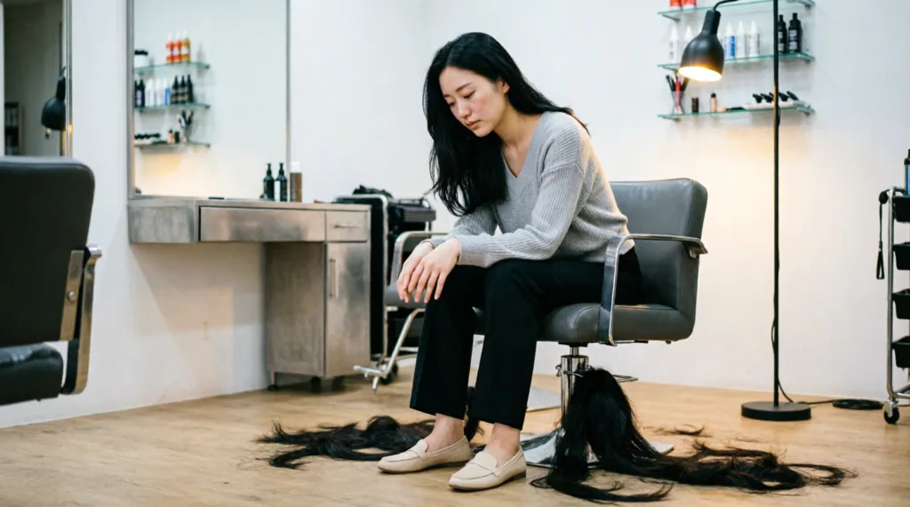 getting hair cut in dream