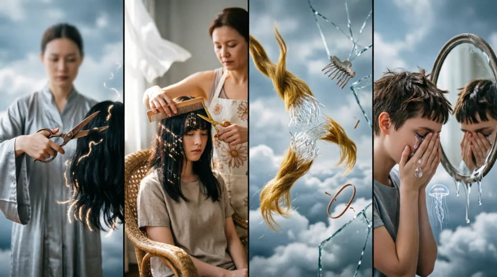 someone cutting hair dream meaning