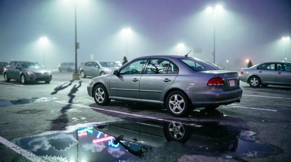 dream about car stolen in parking lot