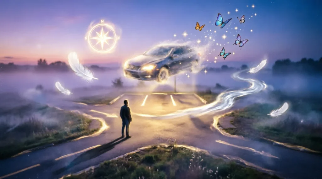 spiritual meaning of losing a car in a dream