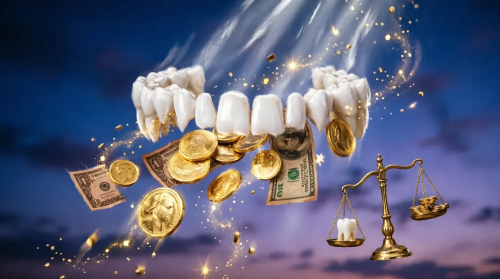 teeth falling out dream meaning money