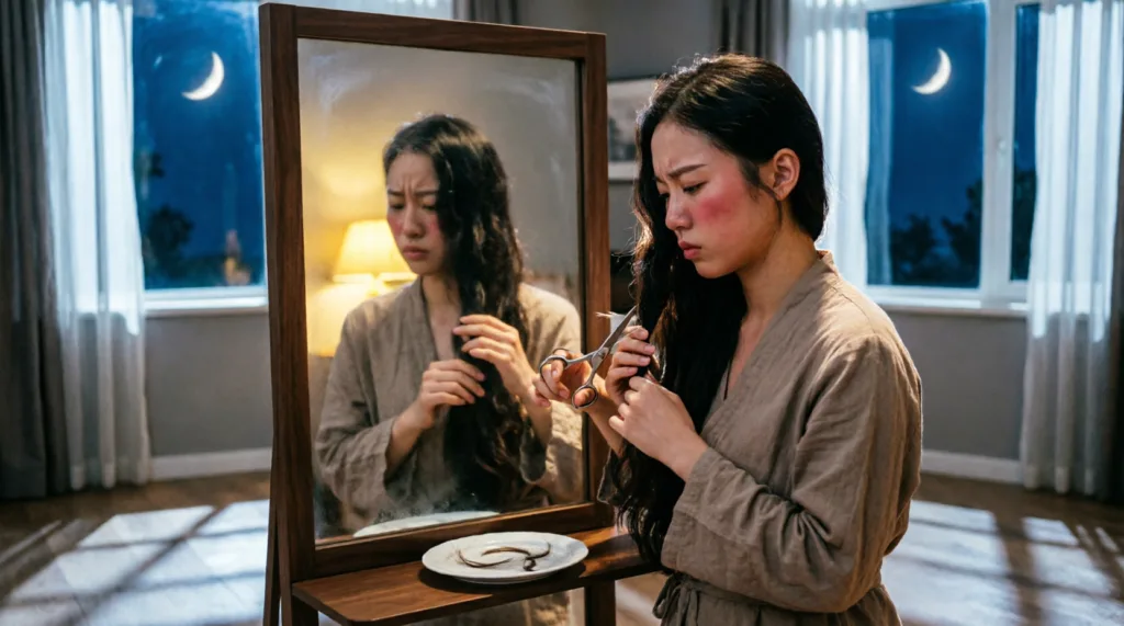 cutting hair in dreams