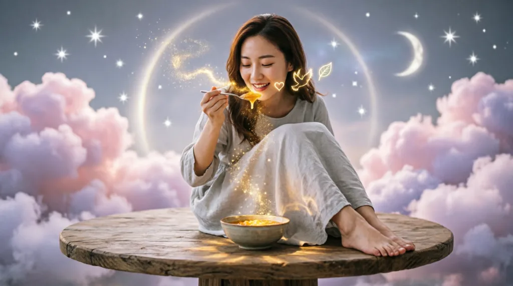 eating in dream meaning