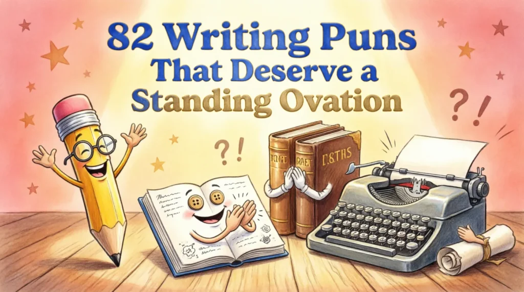 puns about writing