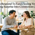 how to respond to fancy seeing you here